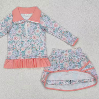 Long Sleeve Skort Sets