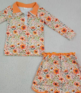Long Sleeve Skort Sets