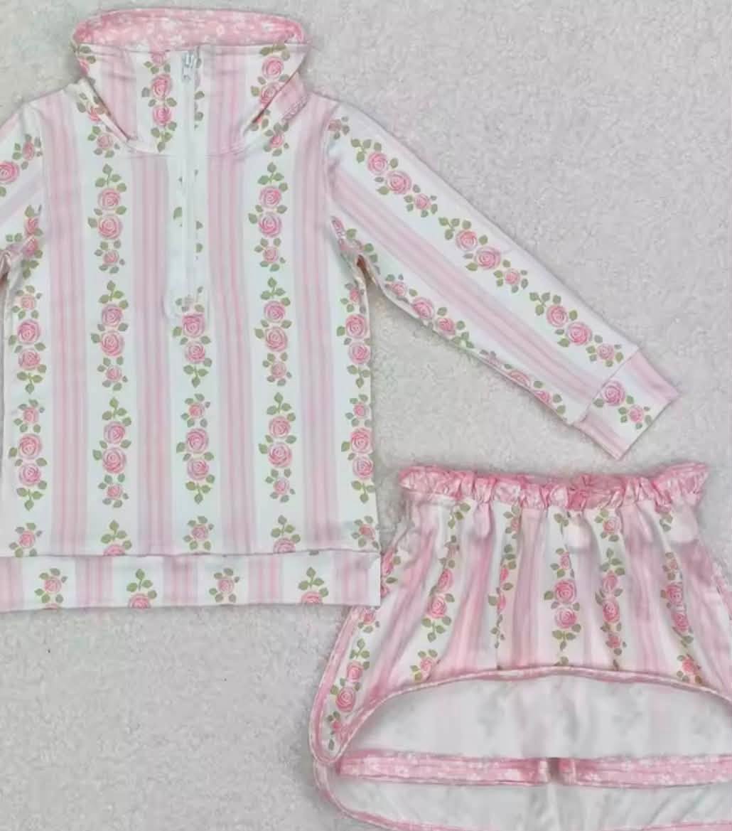 Long Sleeve Skort Sets
