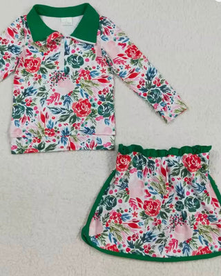 Long Sleeve Skort Sets